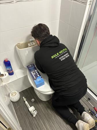 Heating and plumbing work by Hulk Heating Solutions