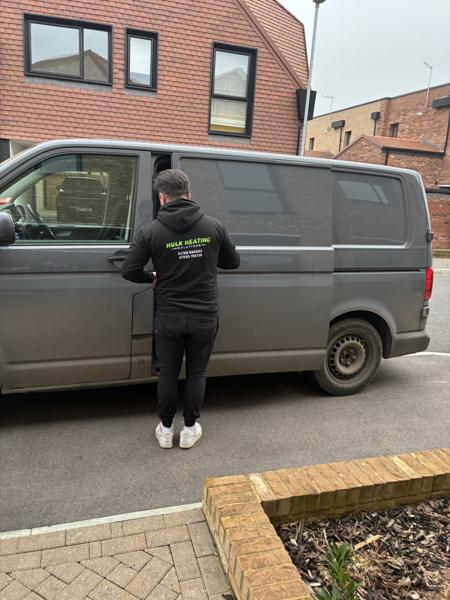 Gas Safe registered heating engineer repairing a boiler in Hornchurch RM11 - Hulk Heating Solutions