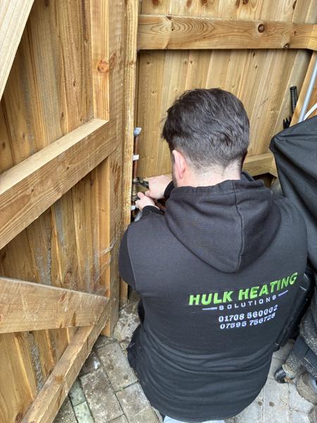 New high-efficiency combi boiler installation in Romford RM1 - Hulk Heating Solutions